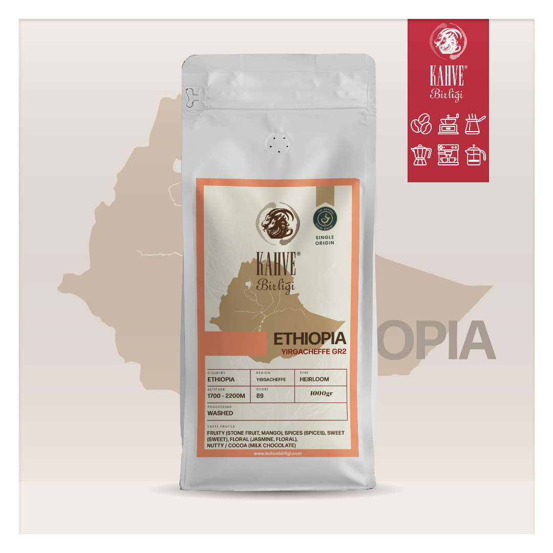 Ethiopia Guji GR2 Kahvesi - Yaban Mersini ve Çikolata