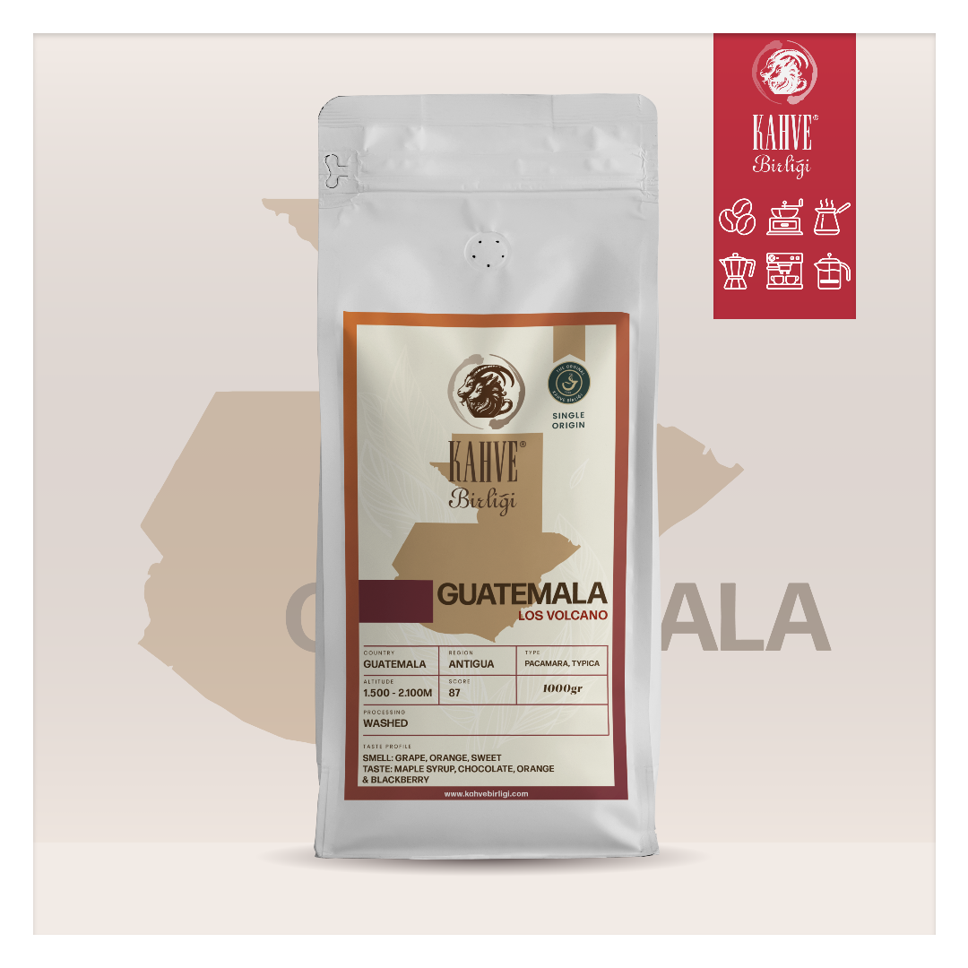 Guatemala Los Volcano Kahvesi - Dengeli ve Aromatik Guatemala Los Volcano Kahvesi - Dengeli ve Aromatik