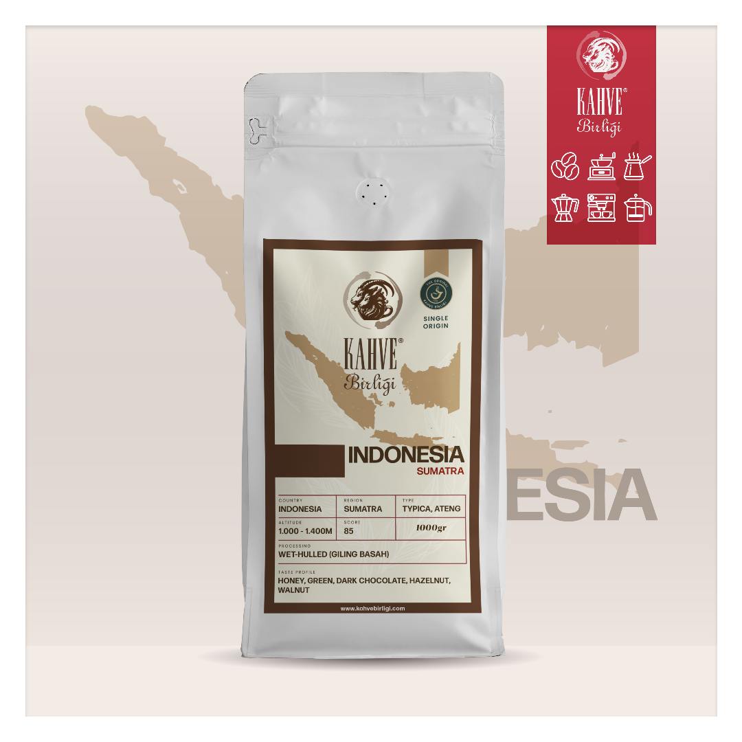 Indonesia Sumatra Kahvesi - Topraksı ve Kakao Notaları