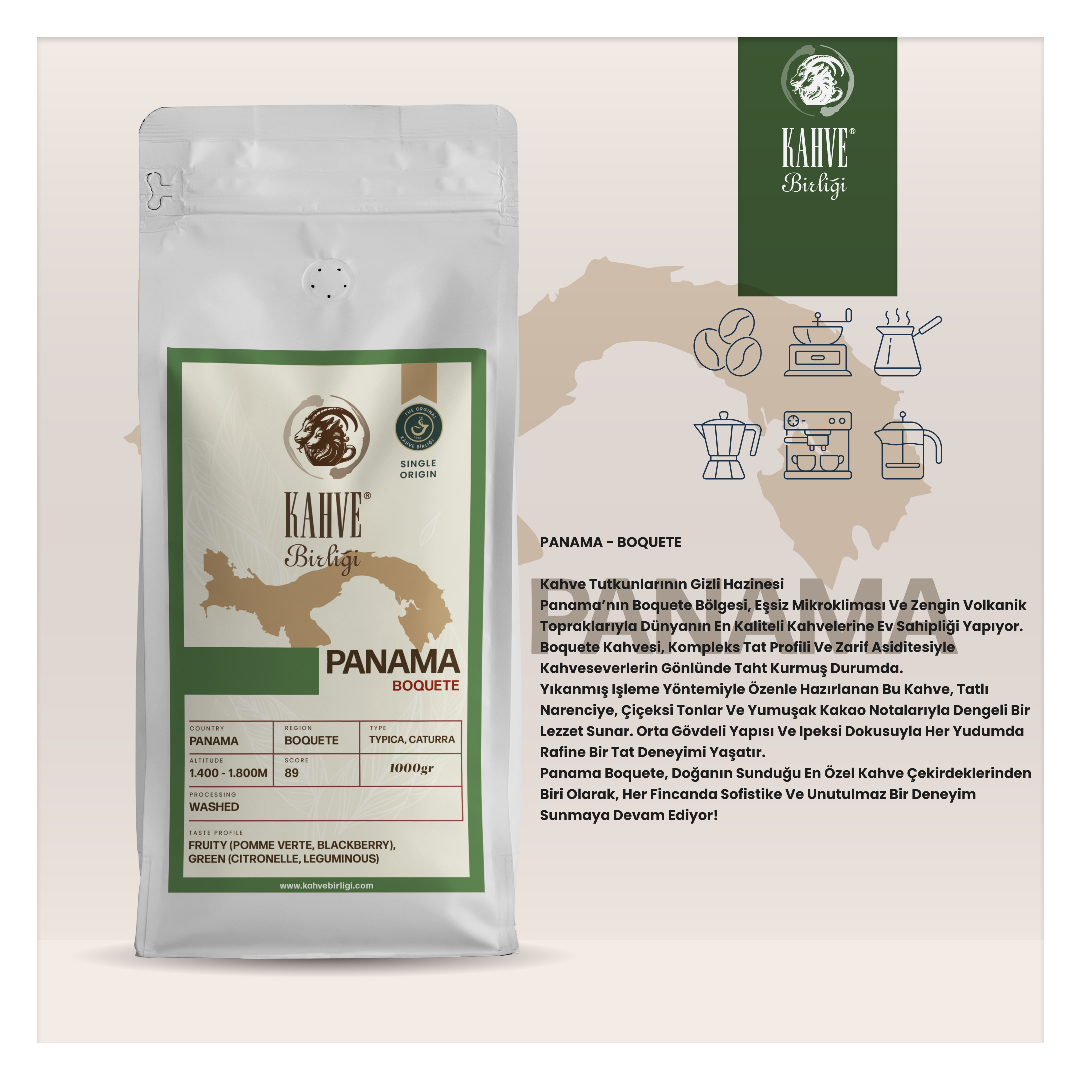 Panama Boquete Kahvesi - Çiçeksi ve Temiz