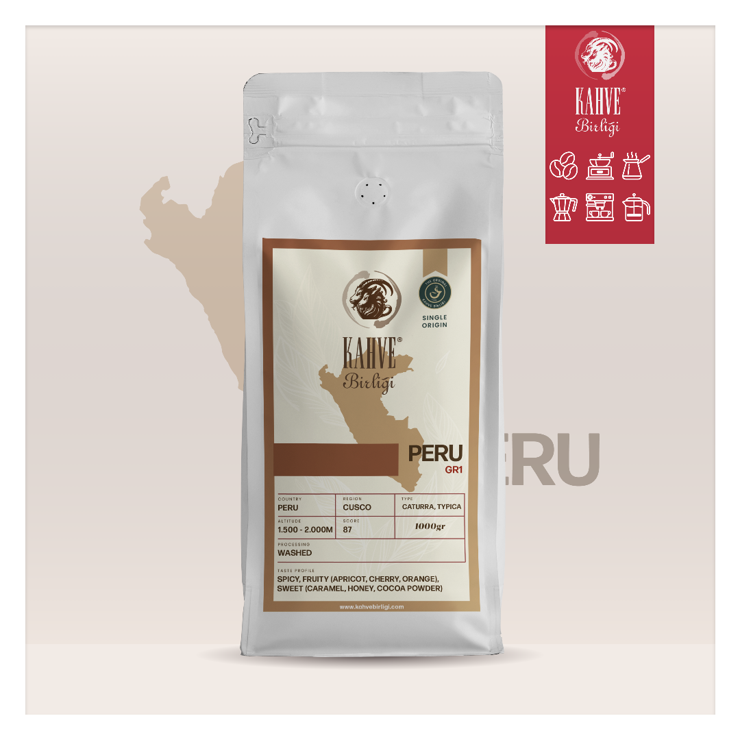 Peru GEI Kahvesi - Düşük Asidite ve Tatlılık